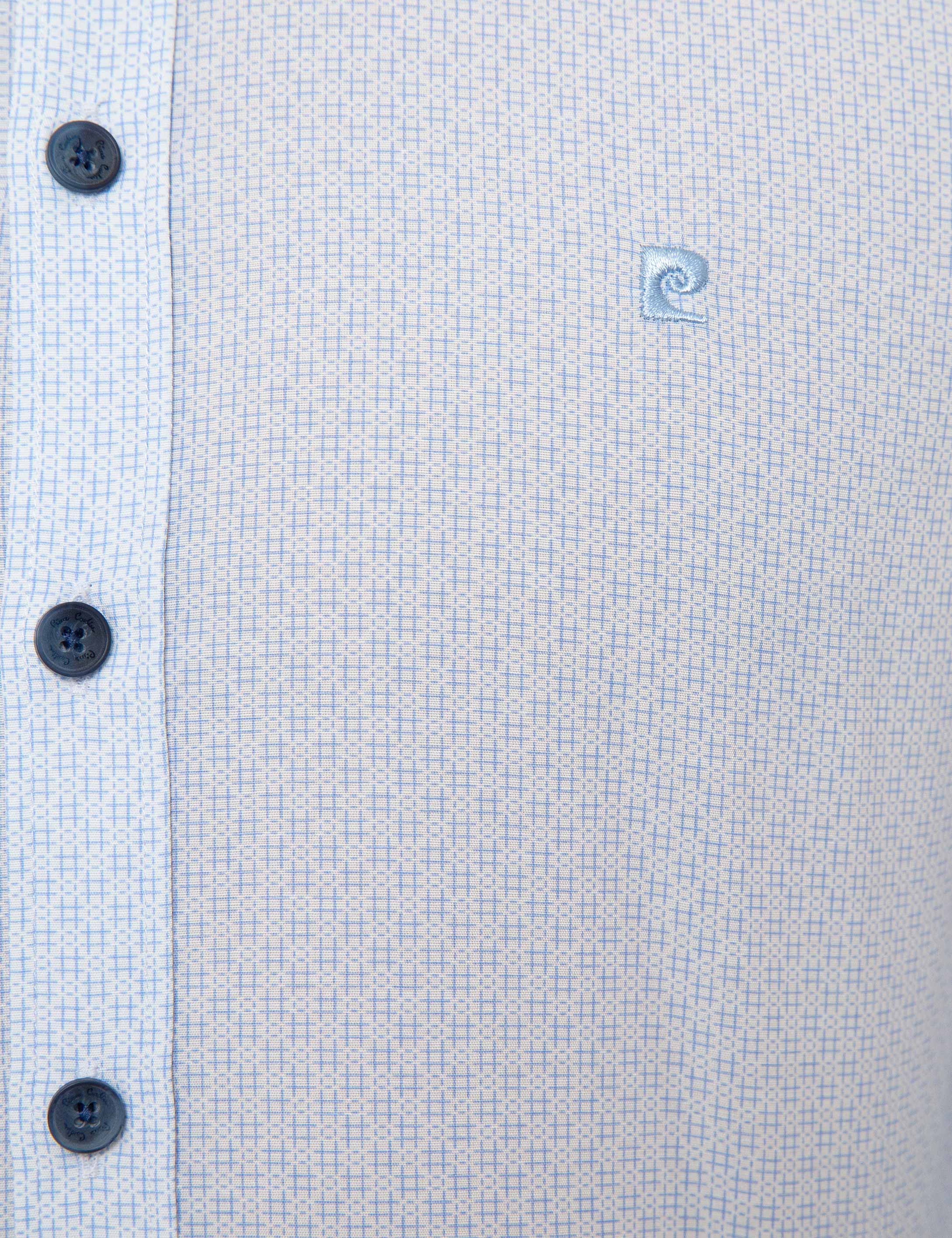 Açık Mavi Slim Fit Gömlek - Image 5