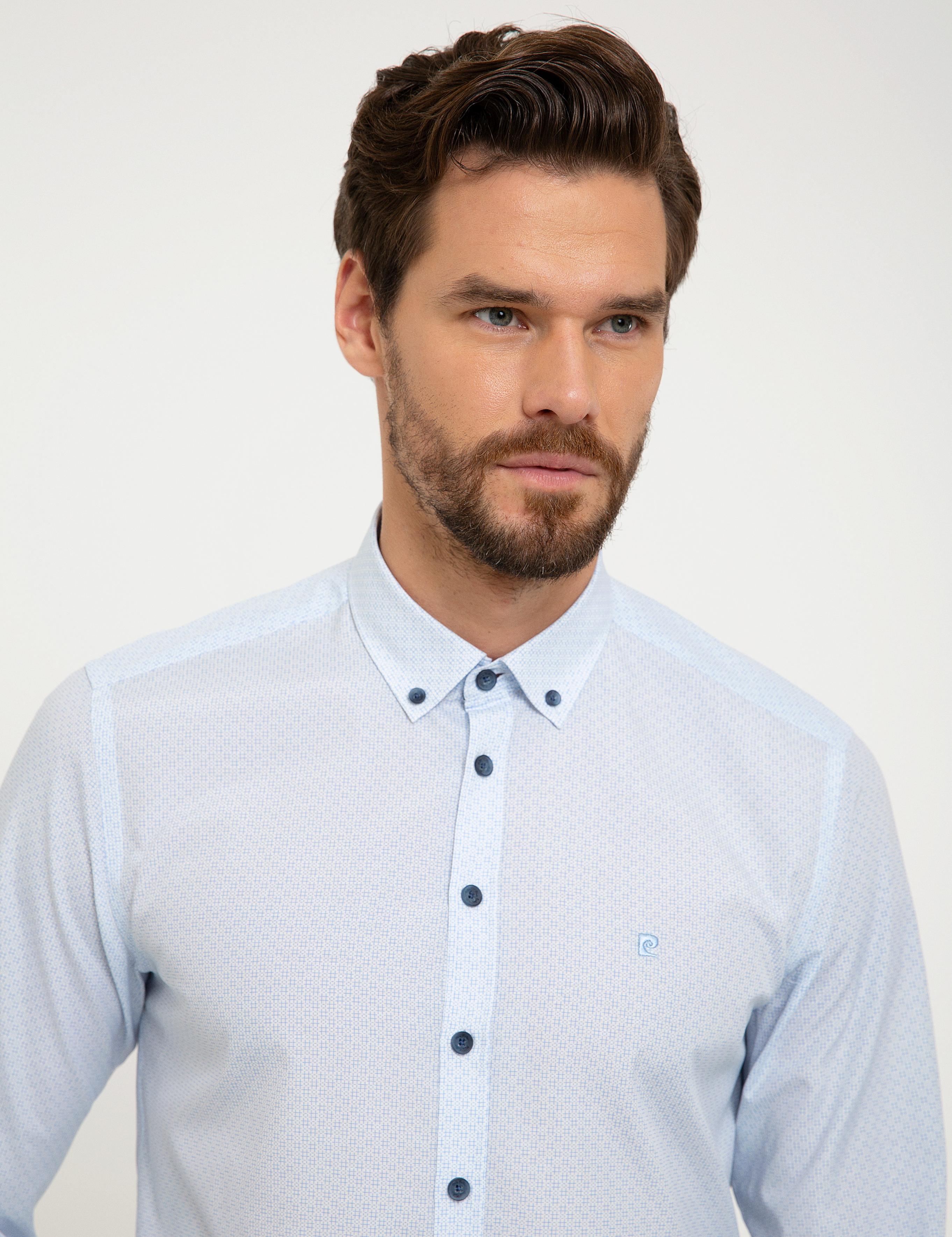 Açık Mavi Slim Fit Gömlek