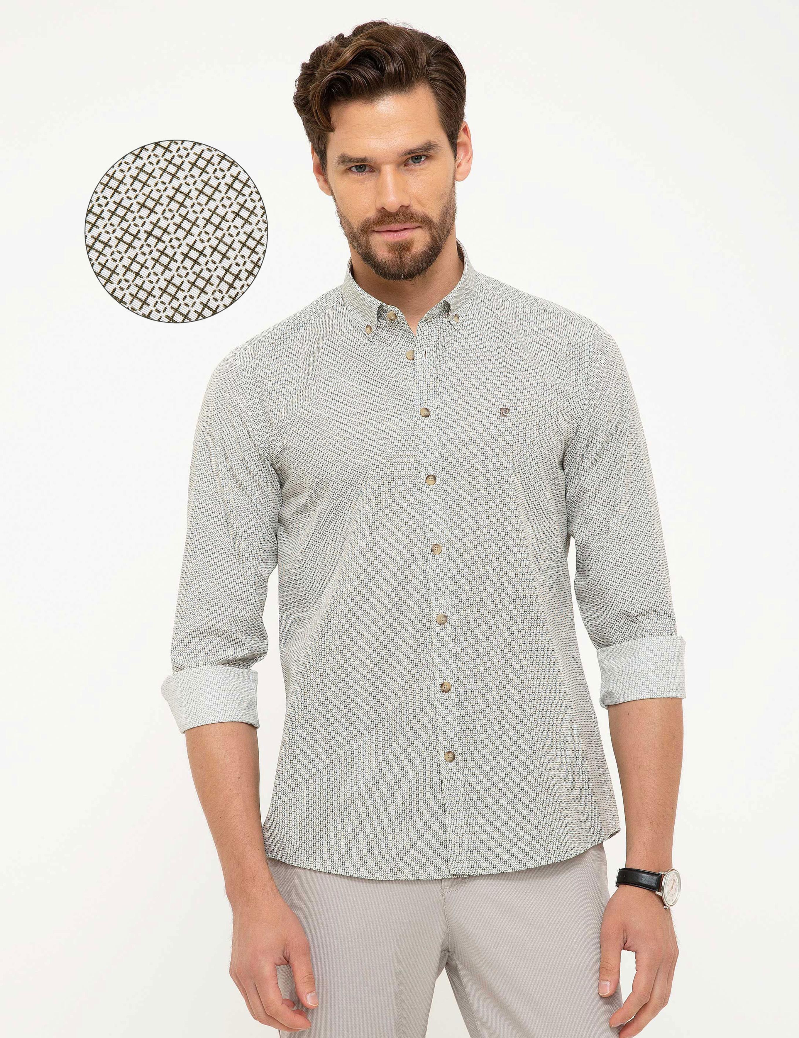 Koyu Yeşil Slim Fit Gömlek