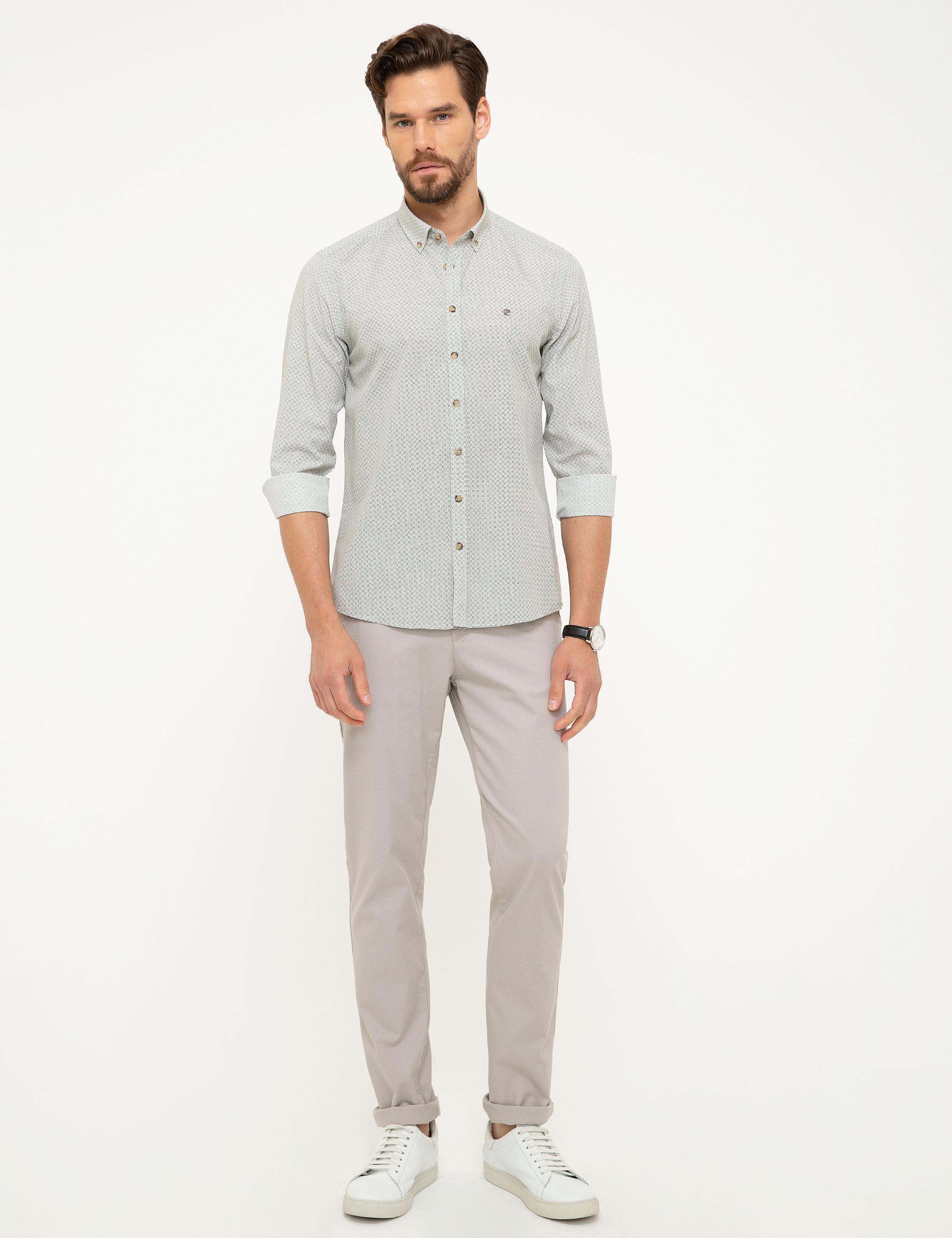 Koyu Yeşil Slim Fit Gömlek