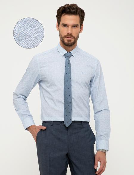 Açık Mavi Slim Fit Gömlek - 50211225002