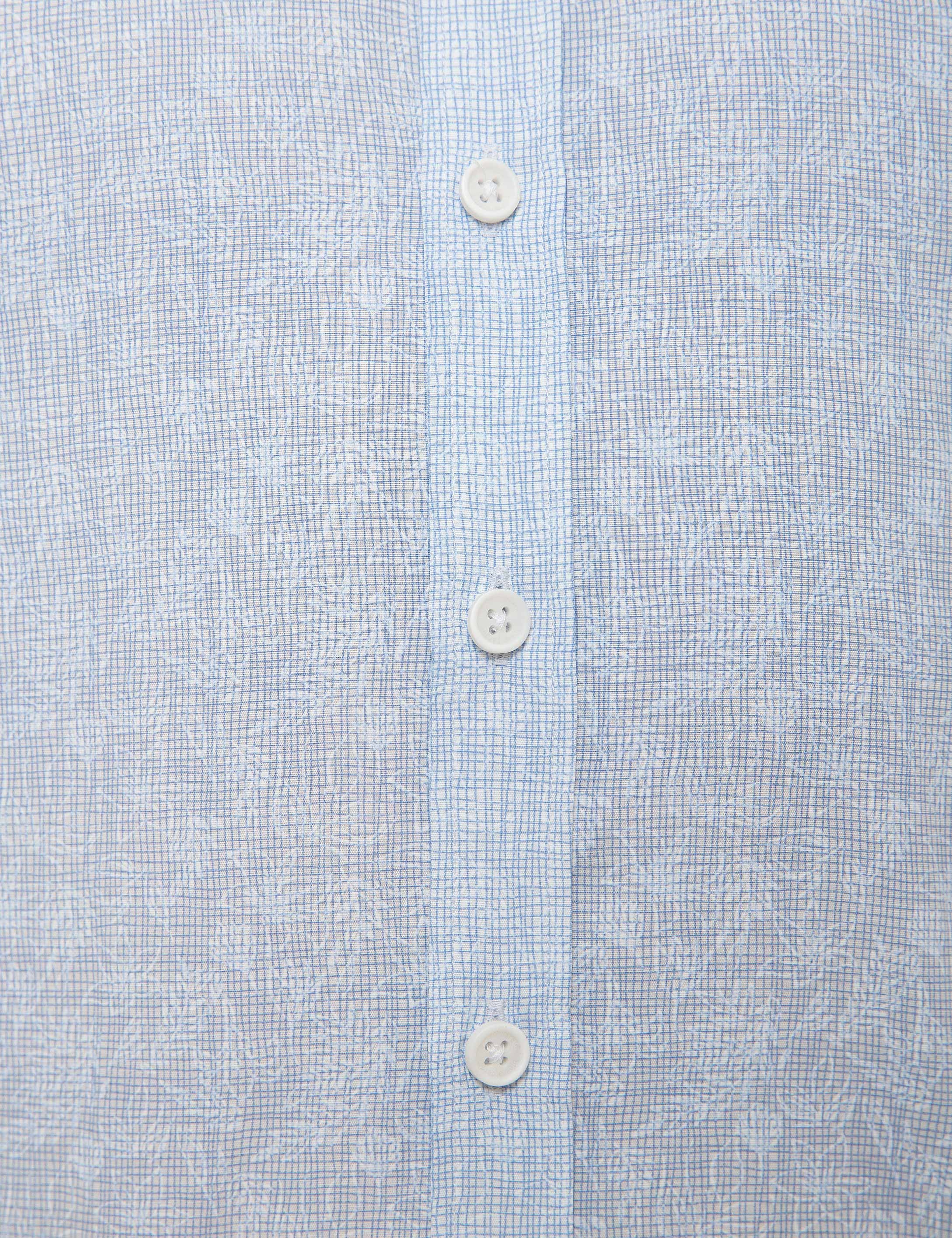Açık Mavi Slim Fit Gömlek - Image 7