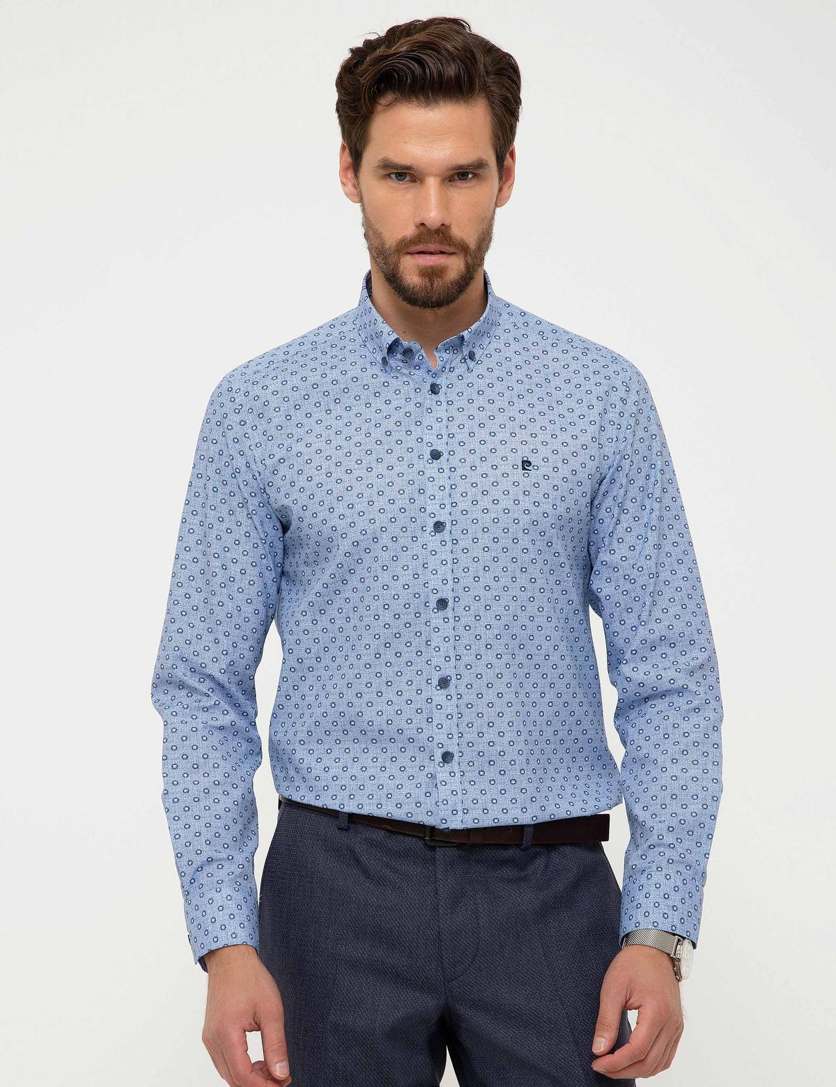 Mavi Slim Fit Gömlek