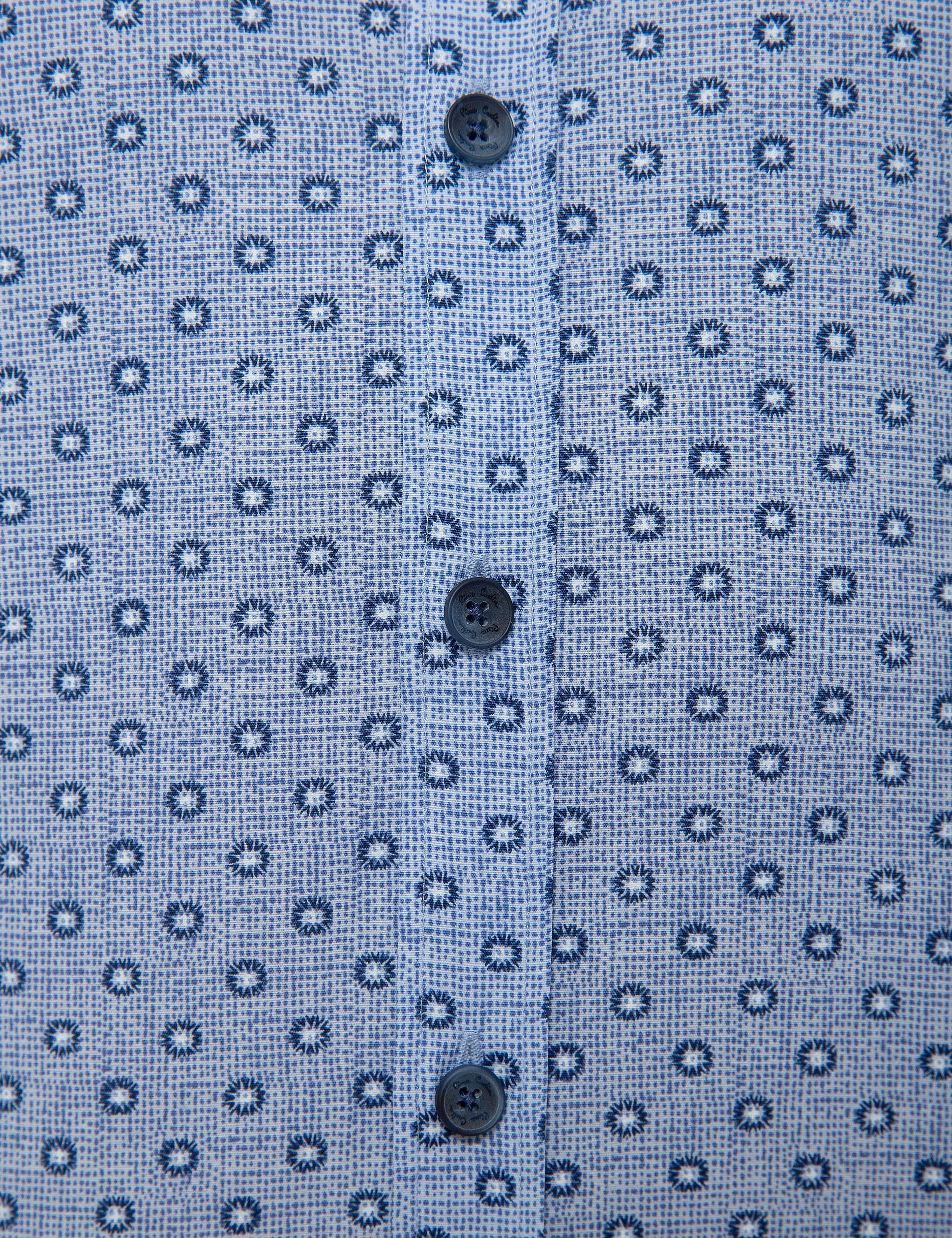 Mavi Slim Fit Gömlek - Image 6