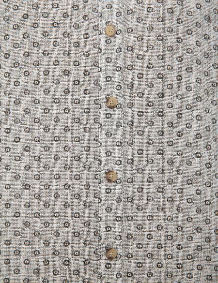 Gri Melanj Slim Fit Gömlek - 50211229009