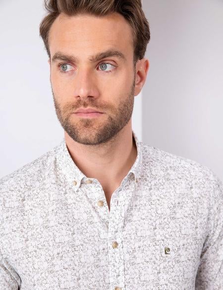 Yeşil Slim Fit Uzun Kollu Gömlek - 50211231010