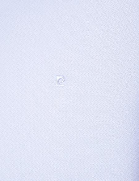 Açık Mavi Slim Fit Armürlü Gömlek - 50211258003