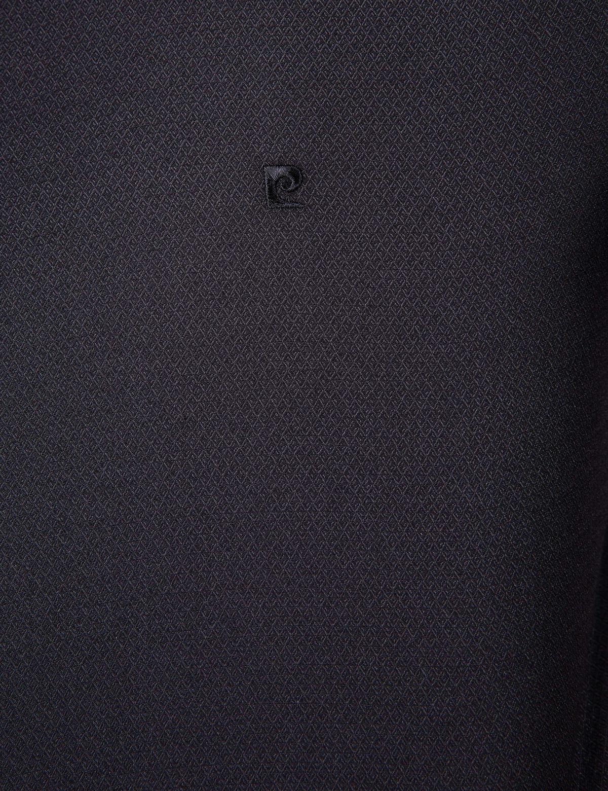 Siyah Slim Fit Armürlü Gömlek - 50211258034