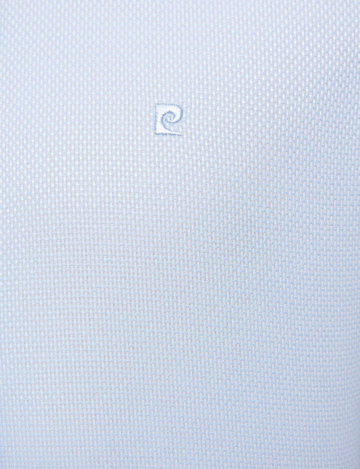 Açık Mavi Slim Fit Armürlü Gömlek - 50211260010