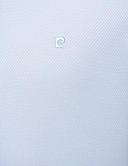 Açık Mavi Slim Fit Armürlü Gömlek - 50211260010