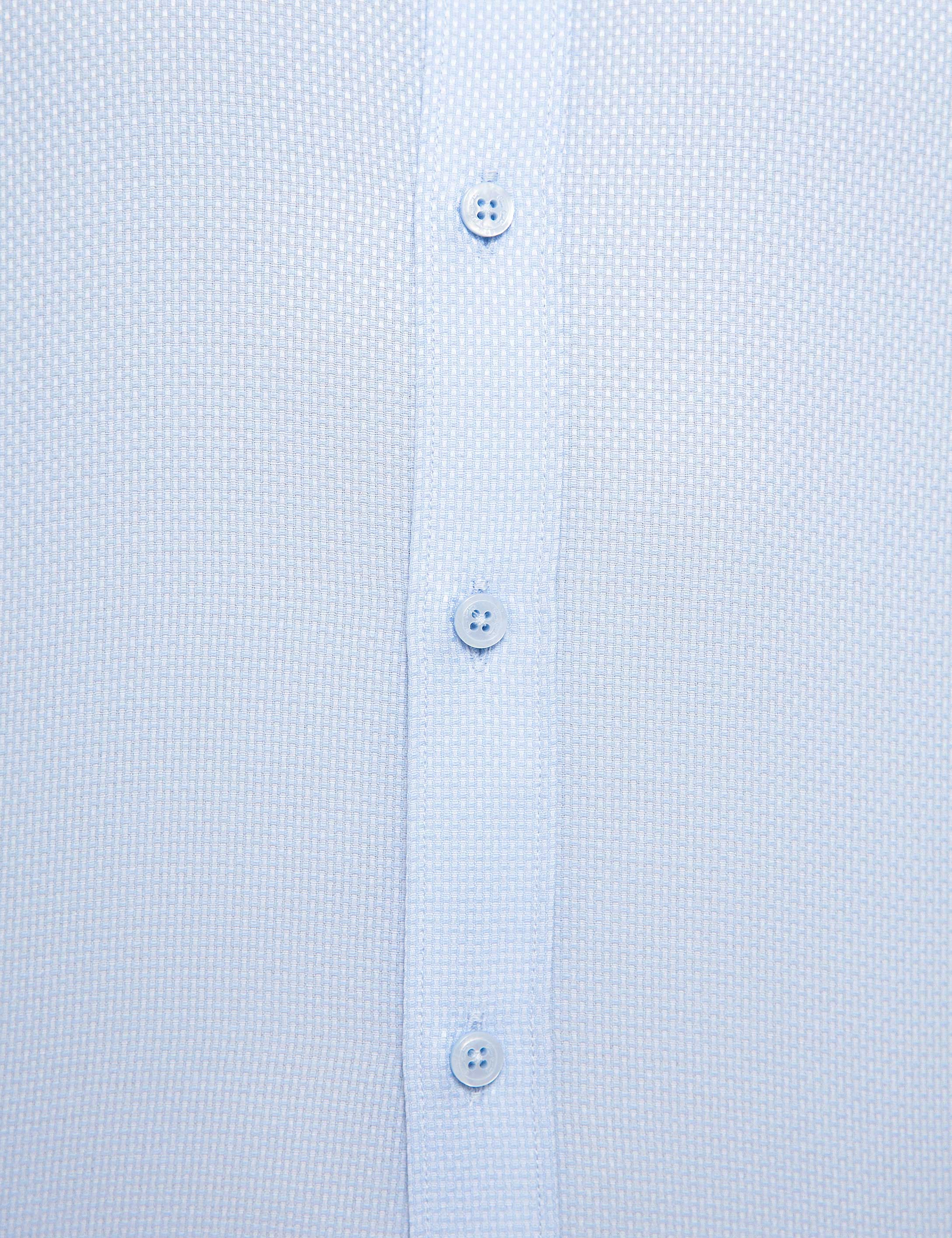 Açık Mavi Slim Fit Uzun Kollu Gömlek