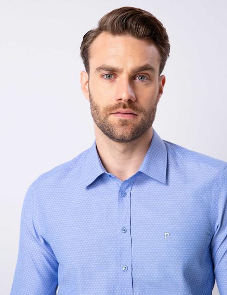 Koyu Mavi Slim Fit Gömlek - 50211261013
