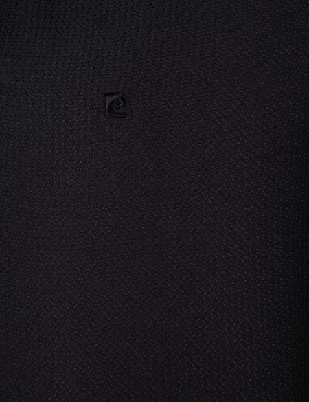 Siyah Slim Fit Armürlü Gömlek - 50211262038