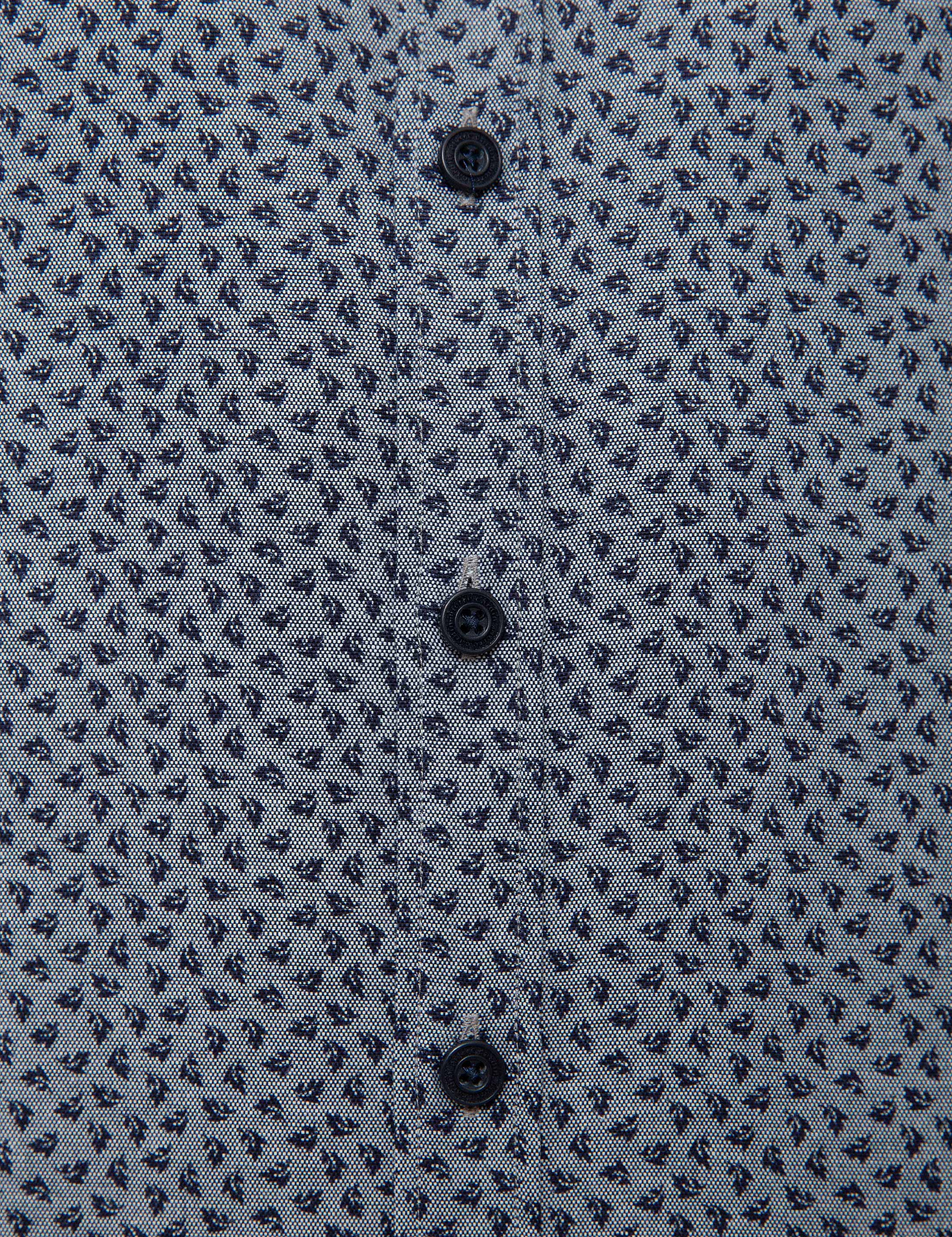 Lacivert Slim Fit Gömlek - Image 6