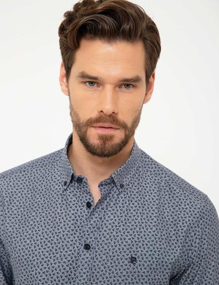 Lacivert Slim Fit Gömlek - 50211265001