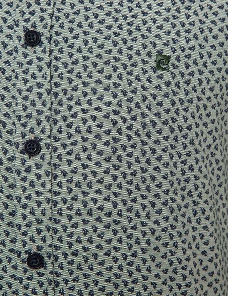 Koyu Yeşil Slim Fit Gömlek - 50211265010