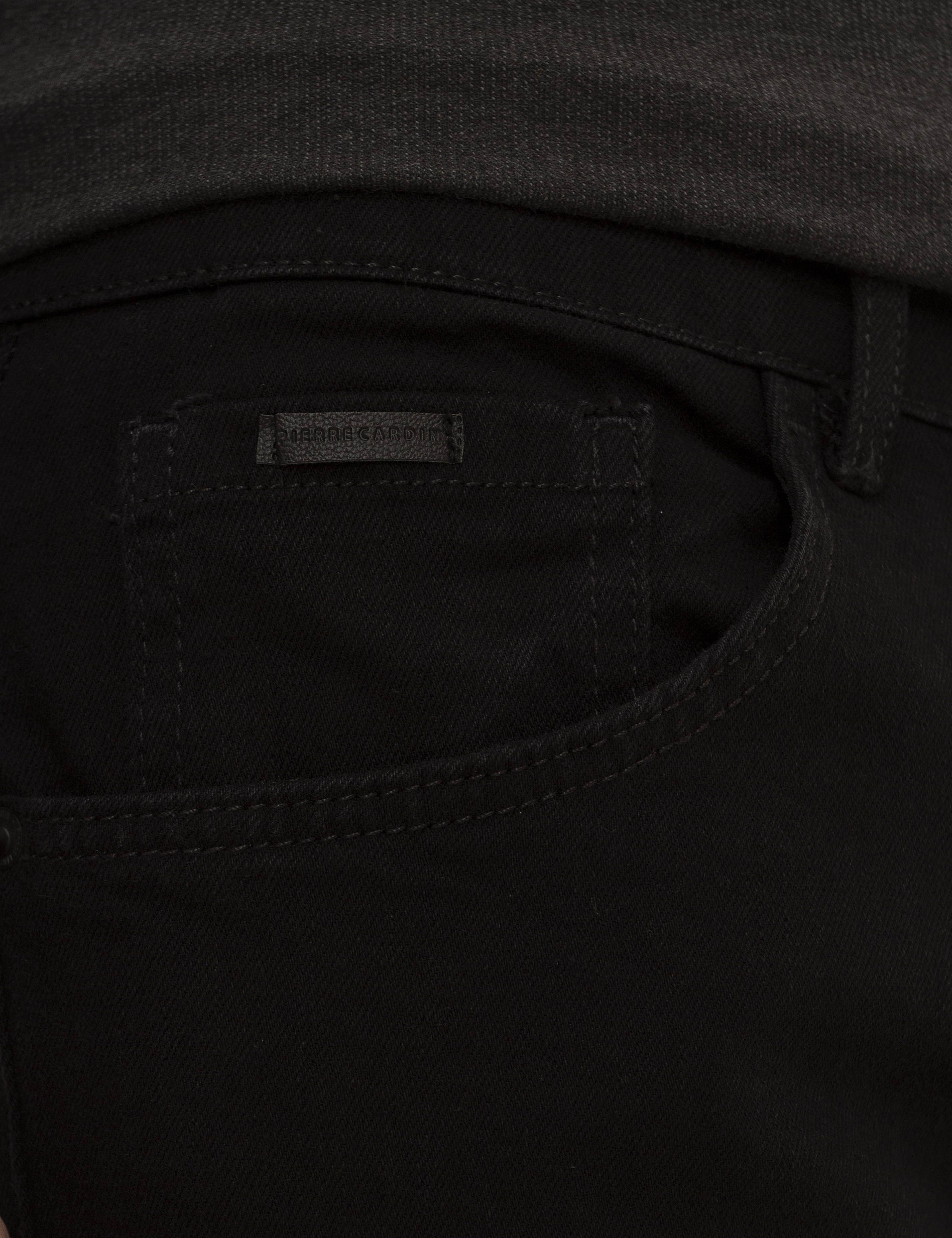 Siyah Regular Fit Denim Pantolon
