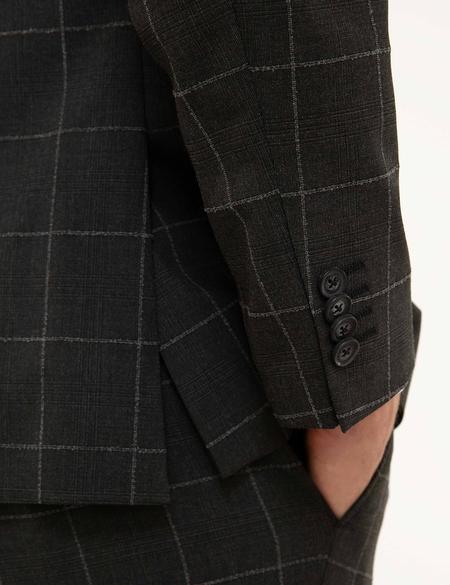 Ekose Antrasit Slim Fit Takım Elbise - 50211368002