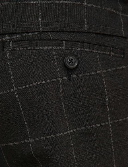 Ekose Antrasit Slim Fit Takım Elbise - 50211368002