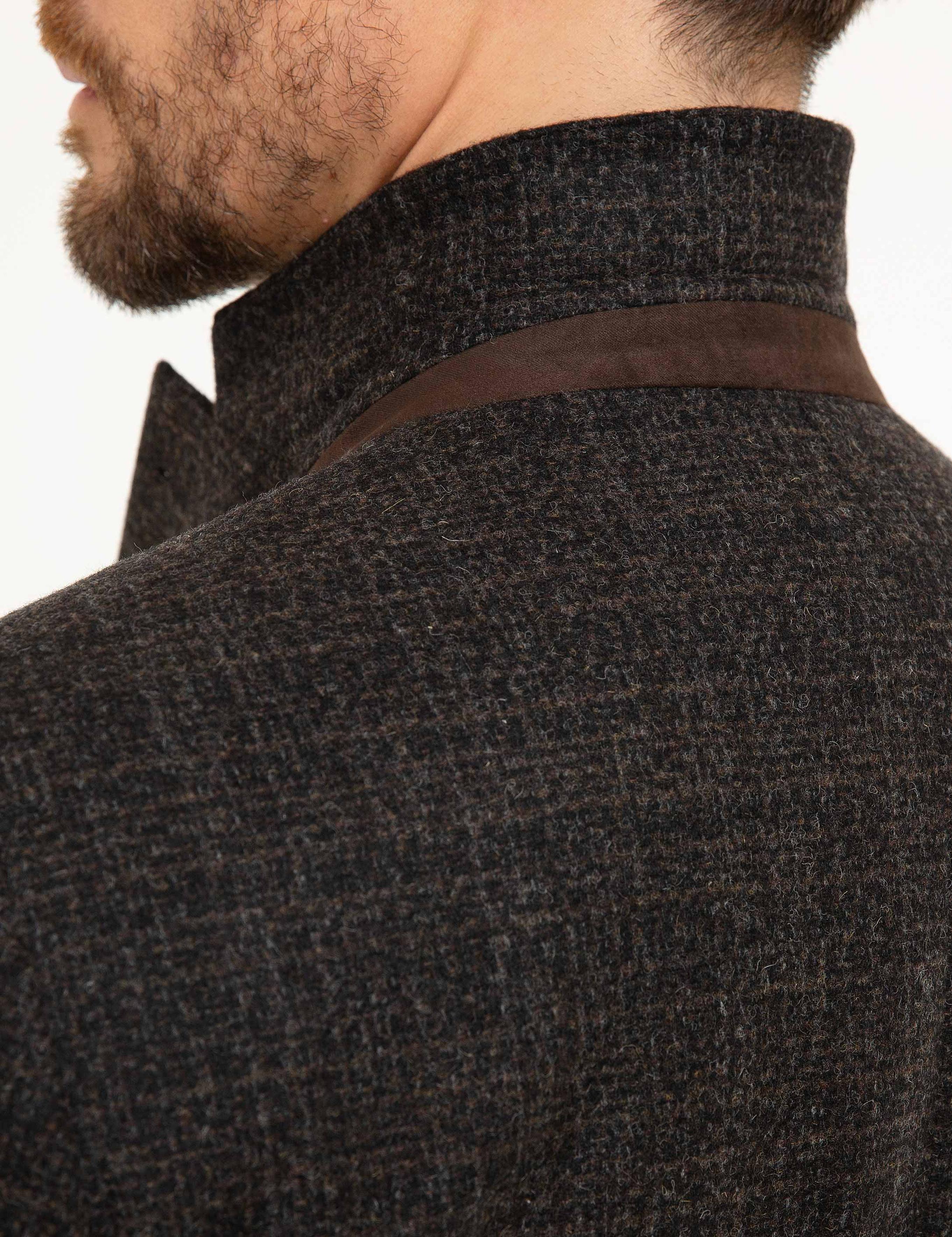 Kahverengi Slim Fit Ceket