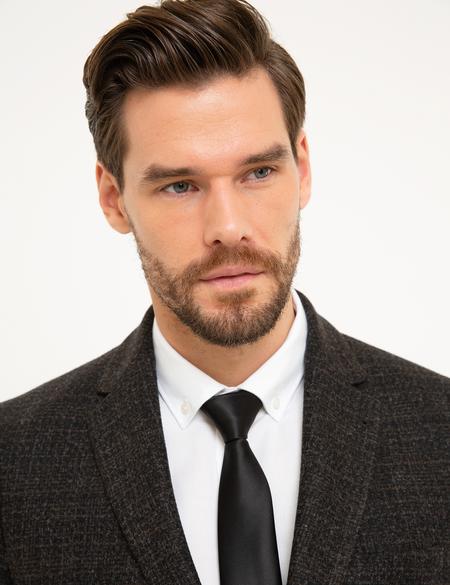 Kahverengi Slim Fit Ceket - 50211375056