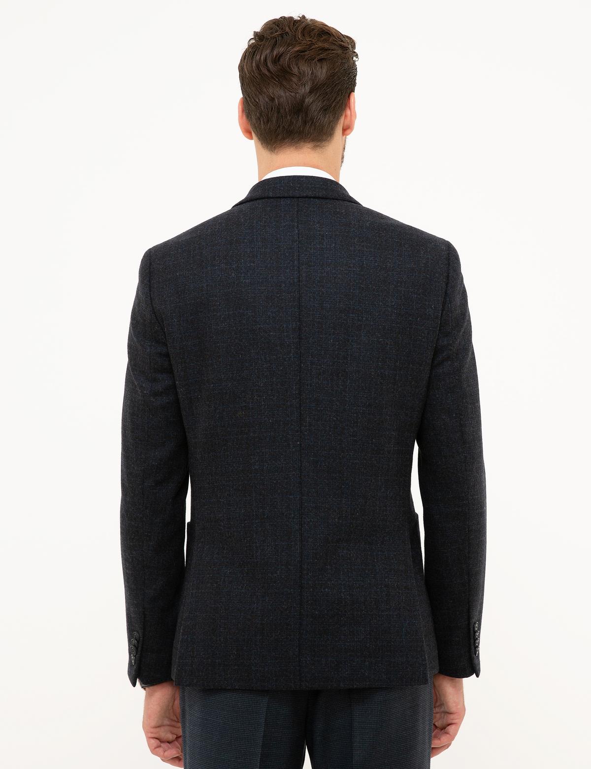 Lacivert Slim Fit Ceket - 50211375089