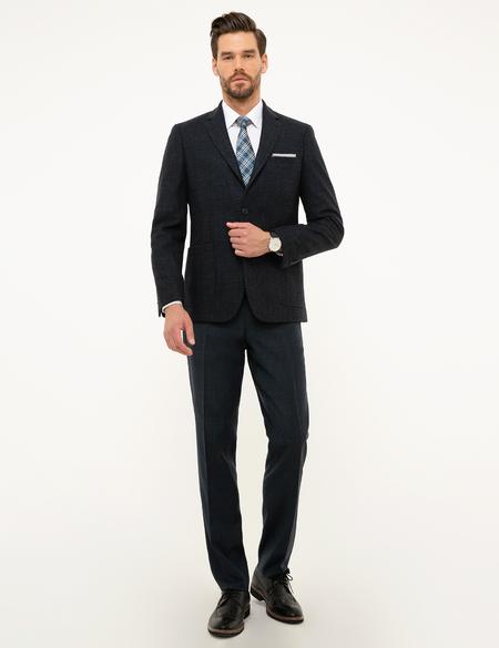 Lacivert Slim Fit Ceket - 50211375089
