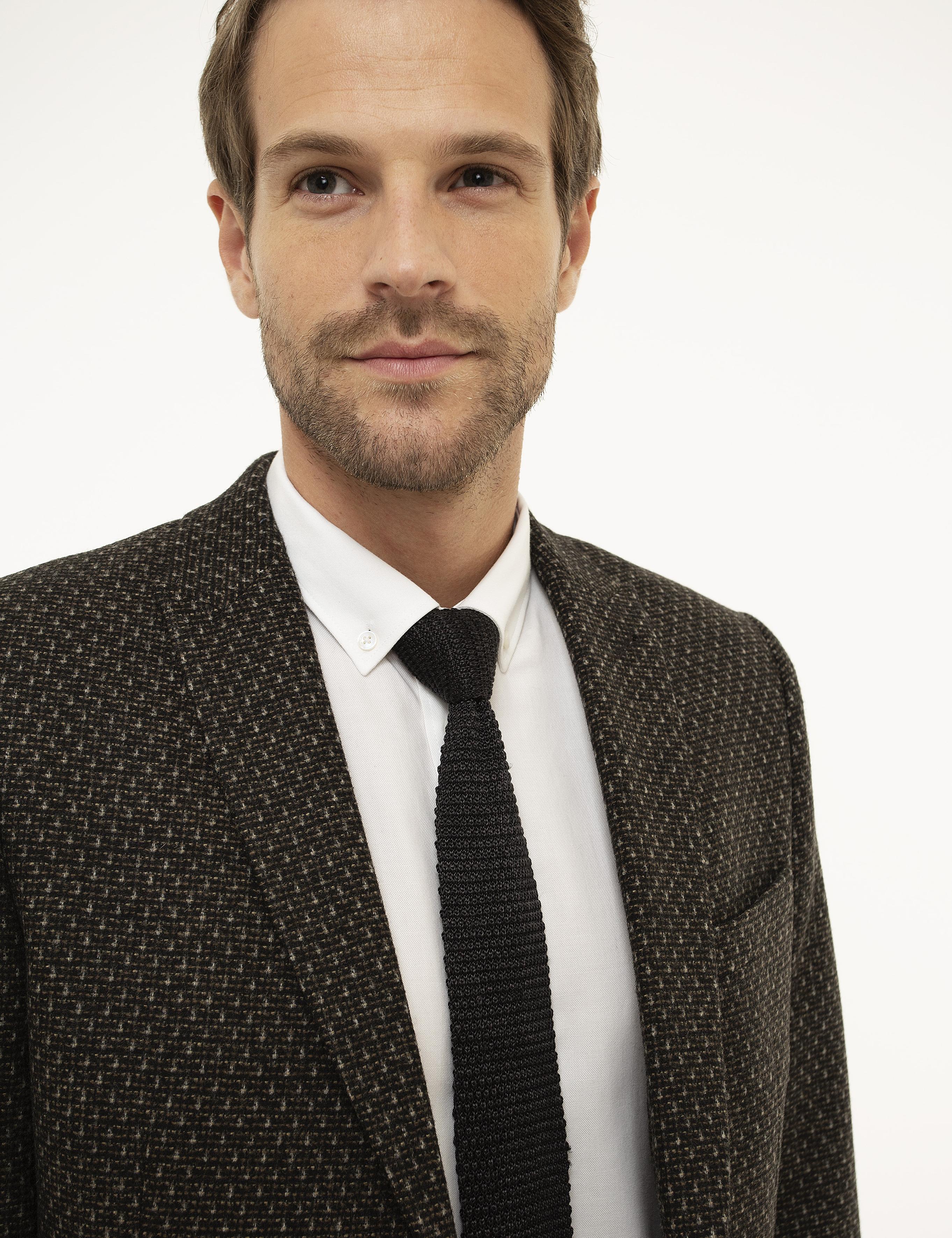 Kahverengi Ex. Slim Fit Ceket