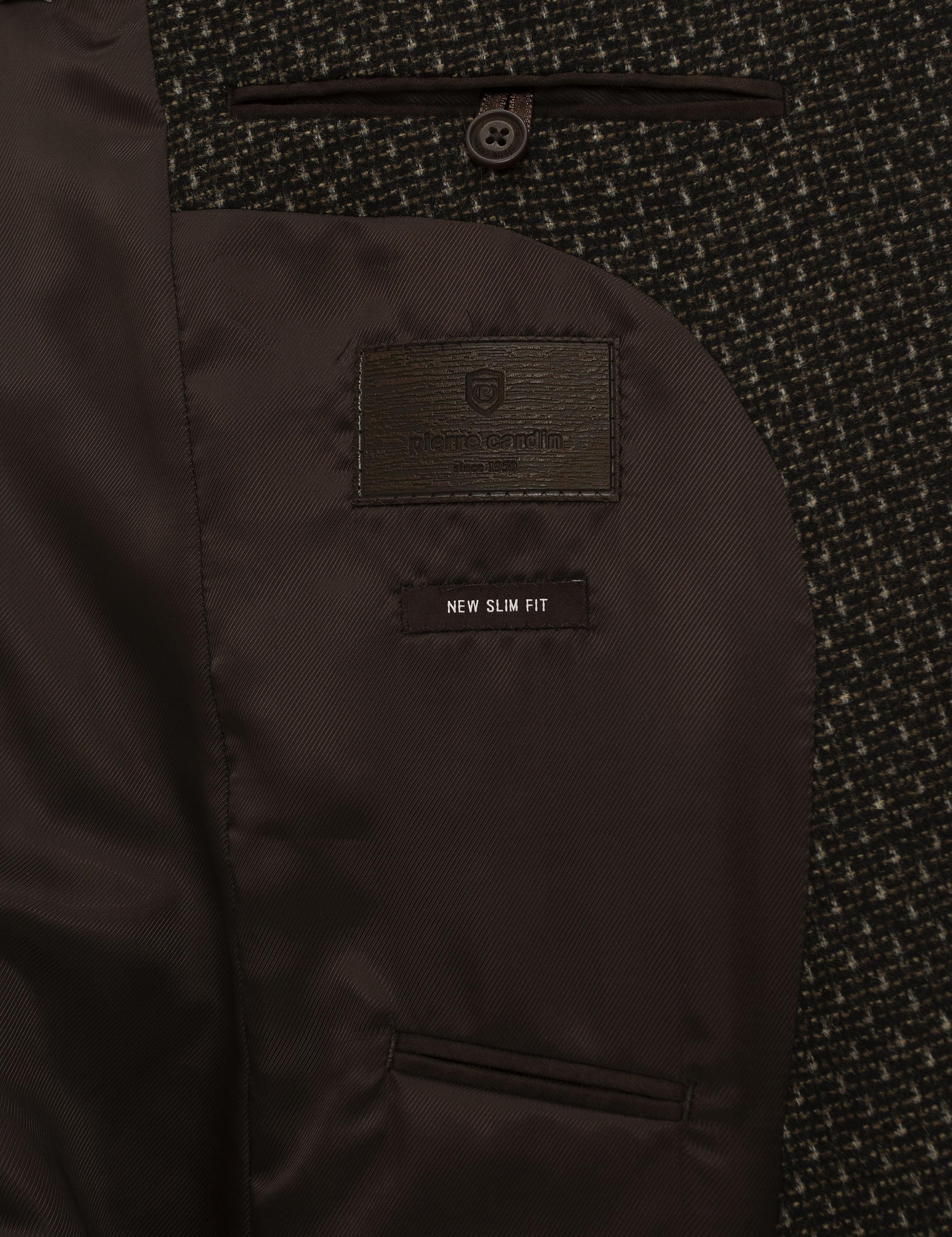 Kahverengi Ex. Slim Fit Ceket