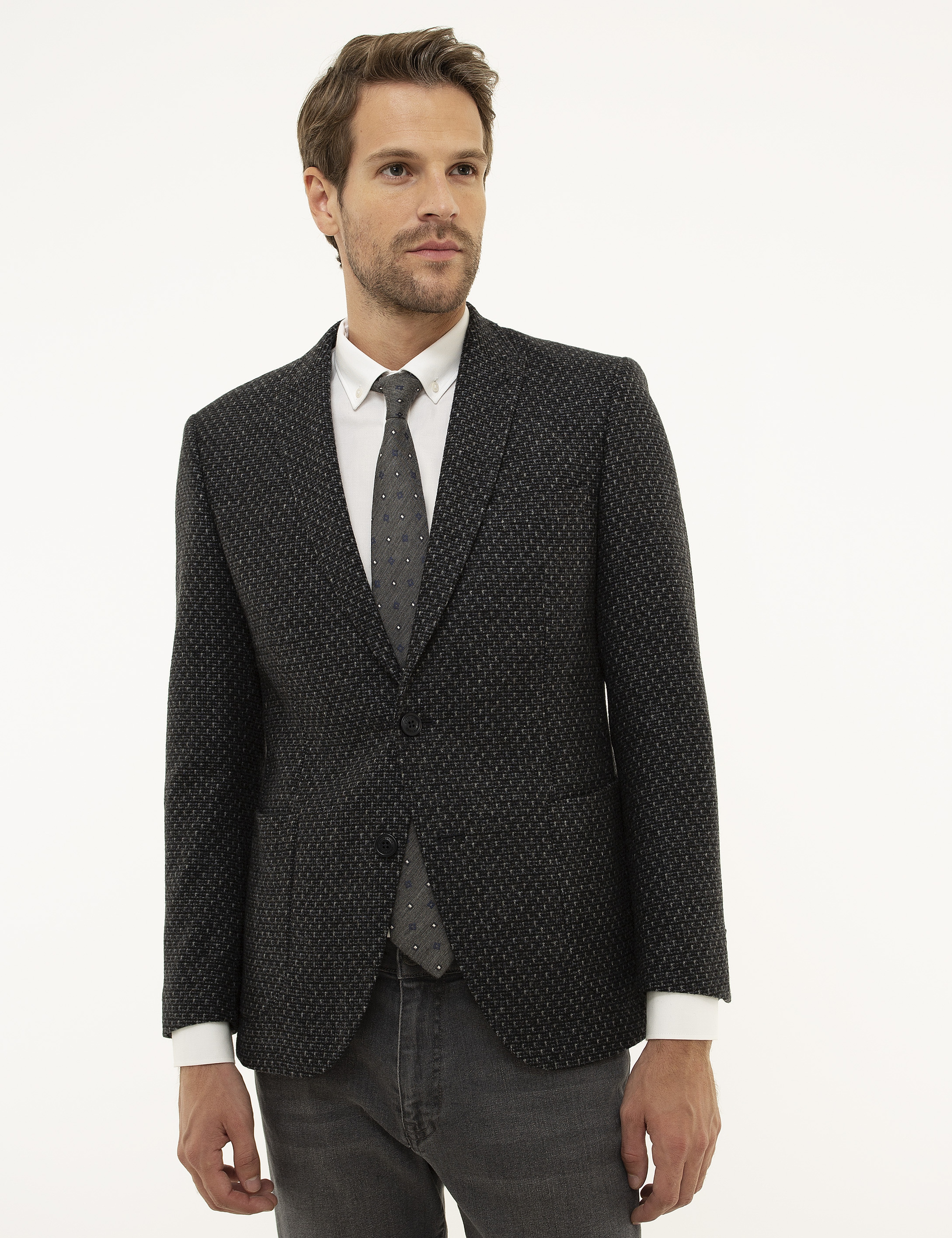 Lacivert Ex. Slim Fit Ceket