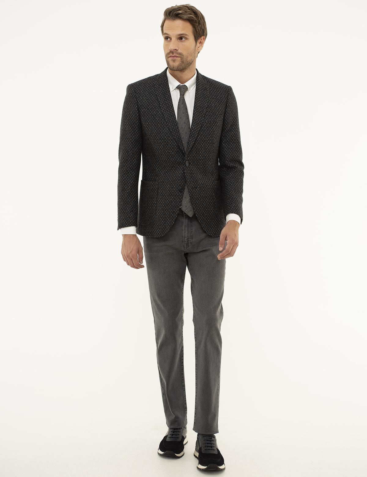 Lacivert Ex. Slim Fit Ceket - 50211379053