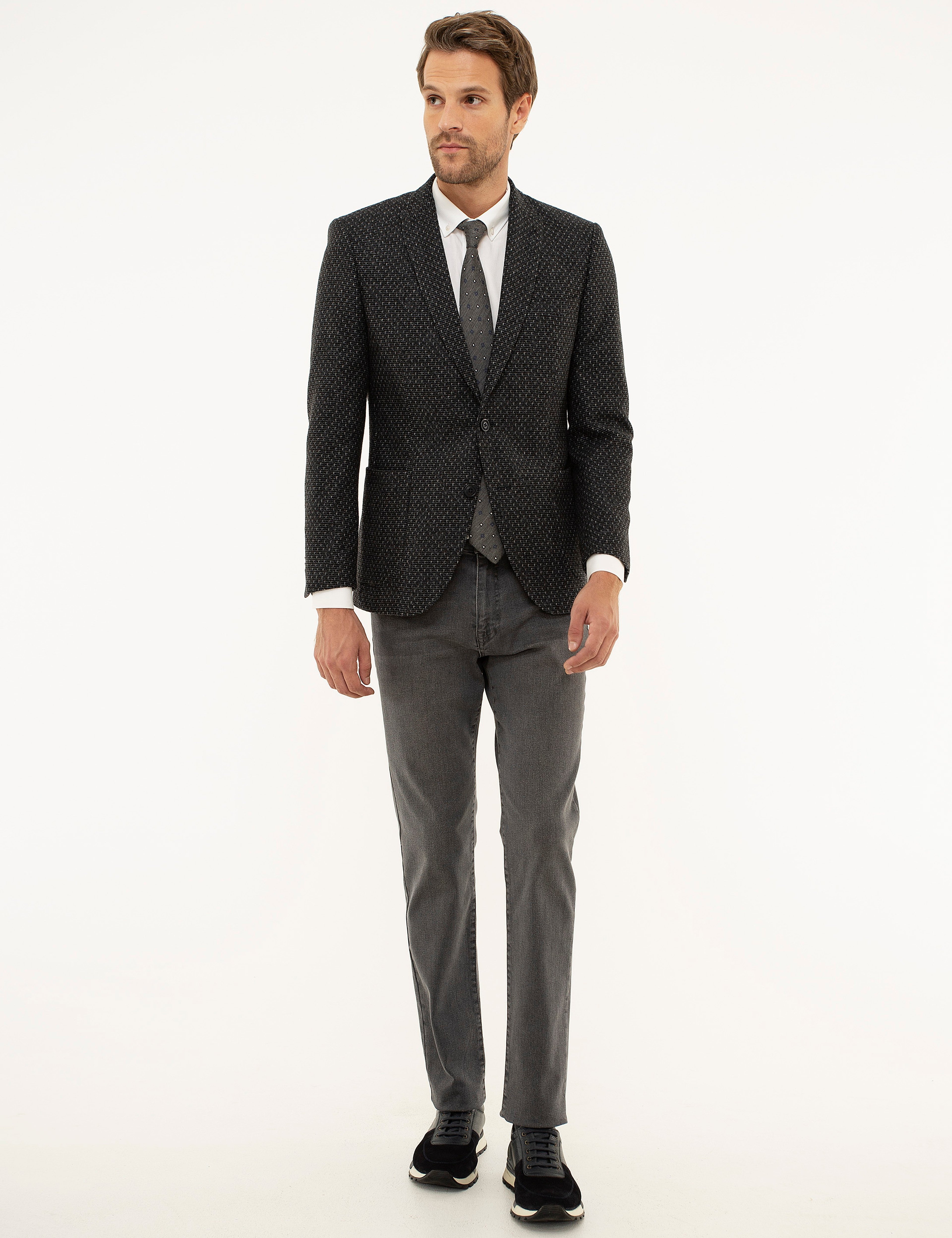 Lacivert Ex. Slim Fit Ceket - Image 5