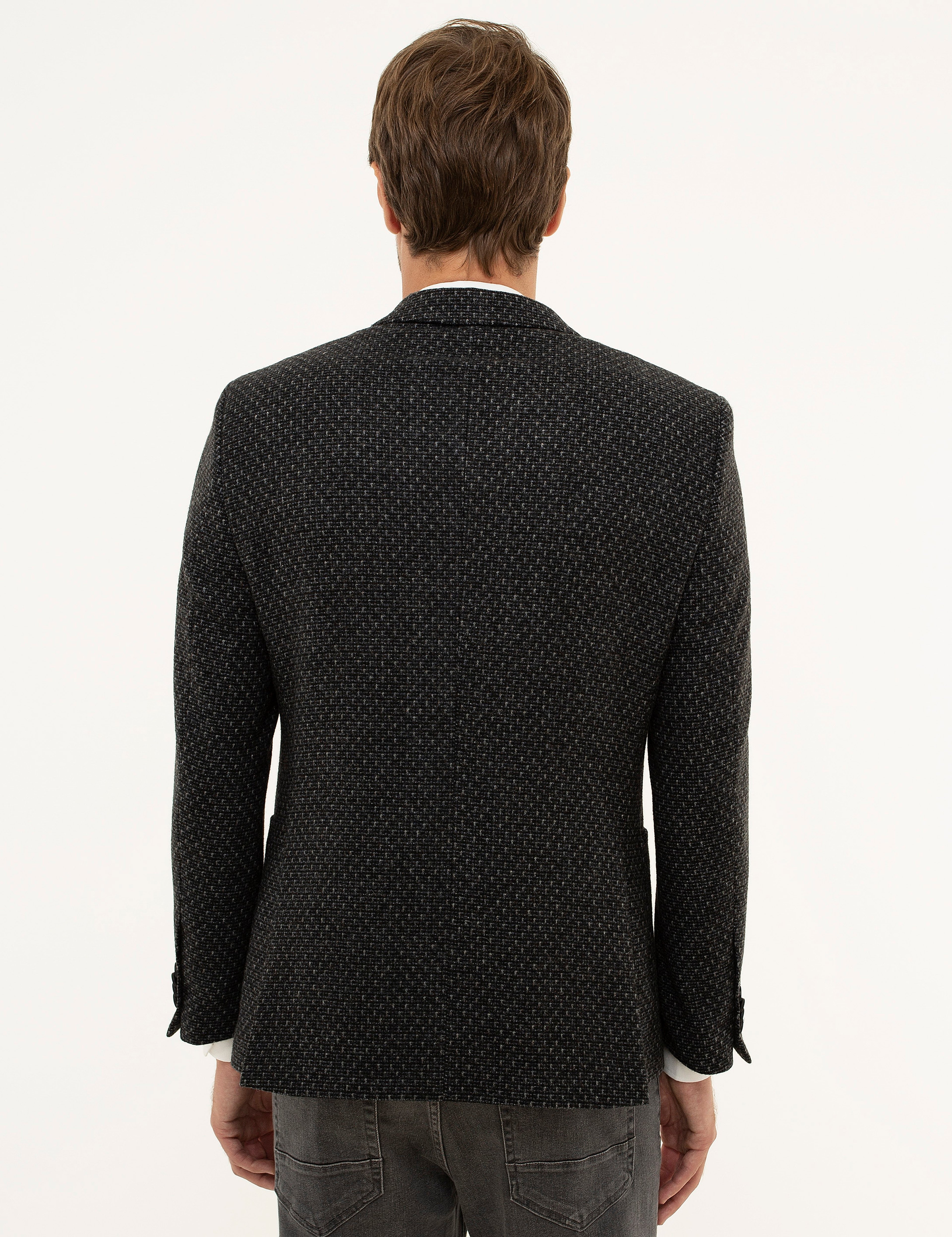 Lacivert Ex. Slim Fit Ceket - Image 4