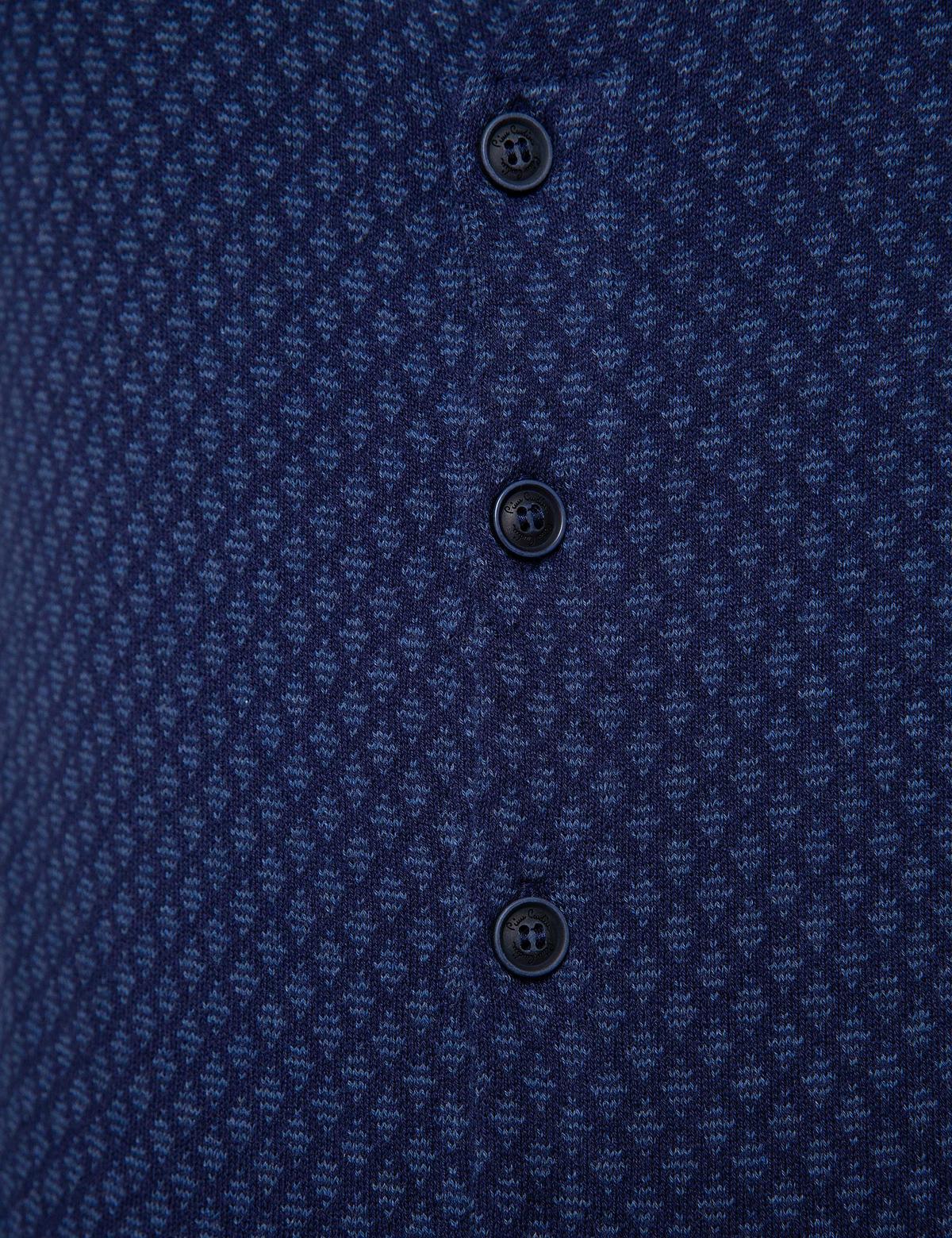 Lacivert Slim Fit Triko Yelek - 50212218006