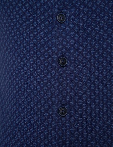 Lacivert Slim Fit Triko Yelek - 50212218006