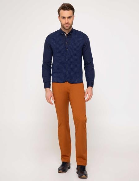 Lacivert Slim Fit Triko Yelek - 50212218006