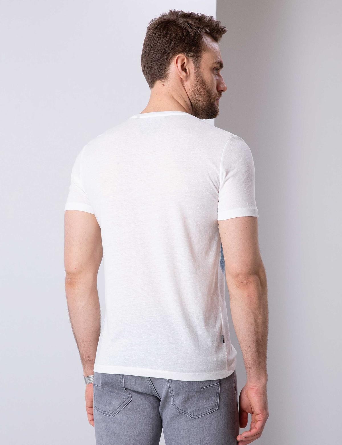 İndigo Slim Fit Tişört - 50212309040