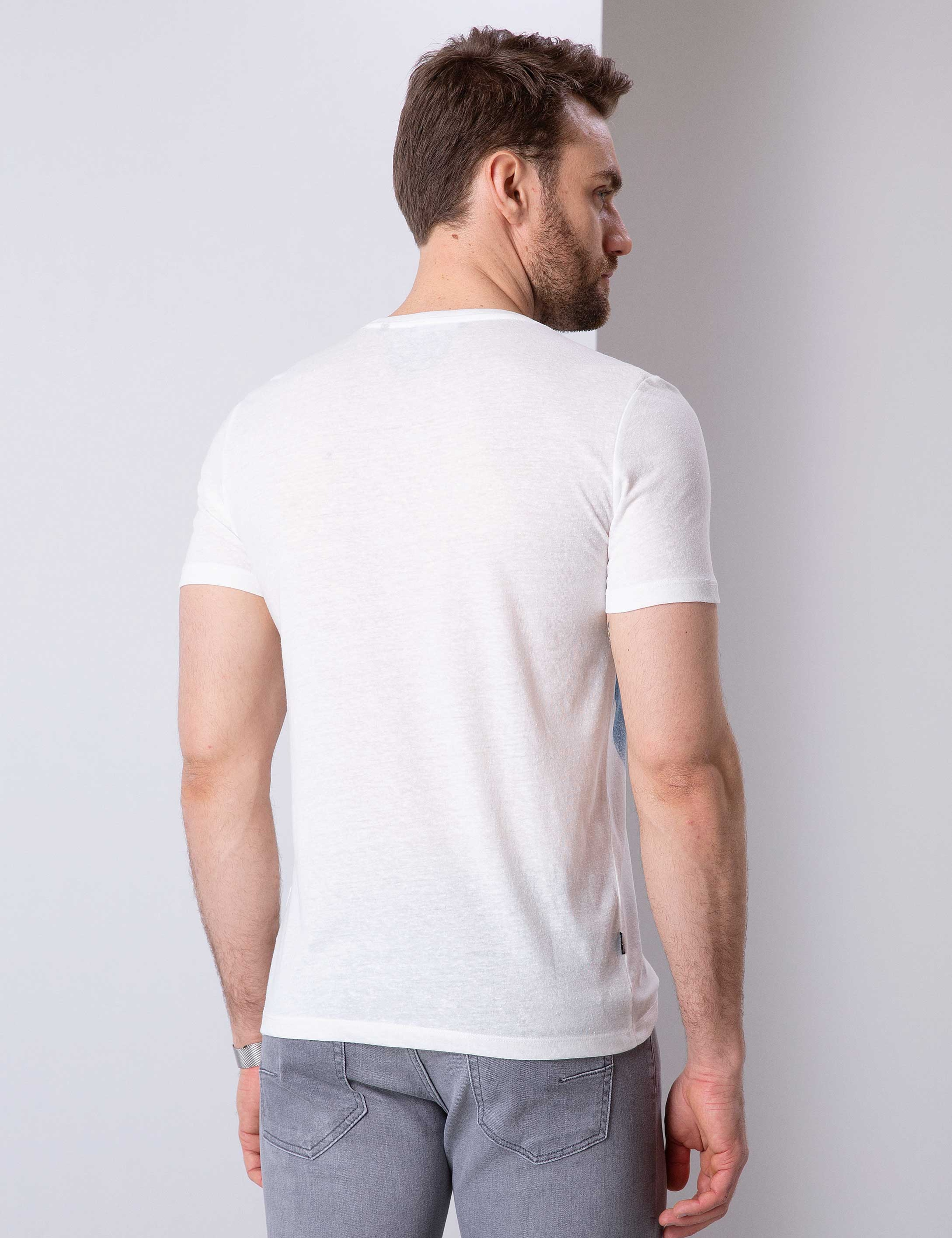 İndigo Slim Fit Tişört