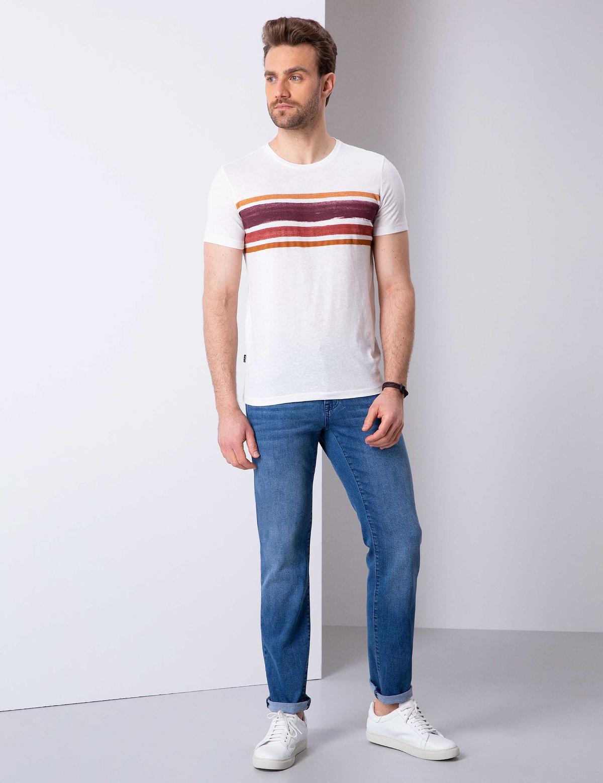 Bordo Slim Fit Tişört - 50212310028