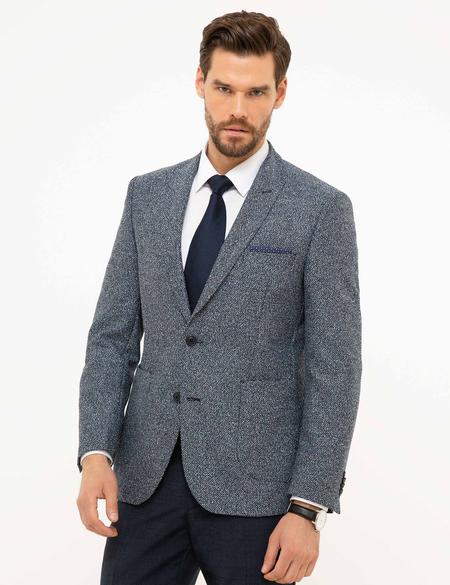 Açık Lacivert Ekstra Slim Fit Ceket - 50213470113