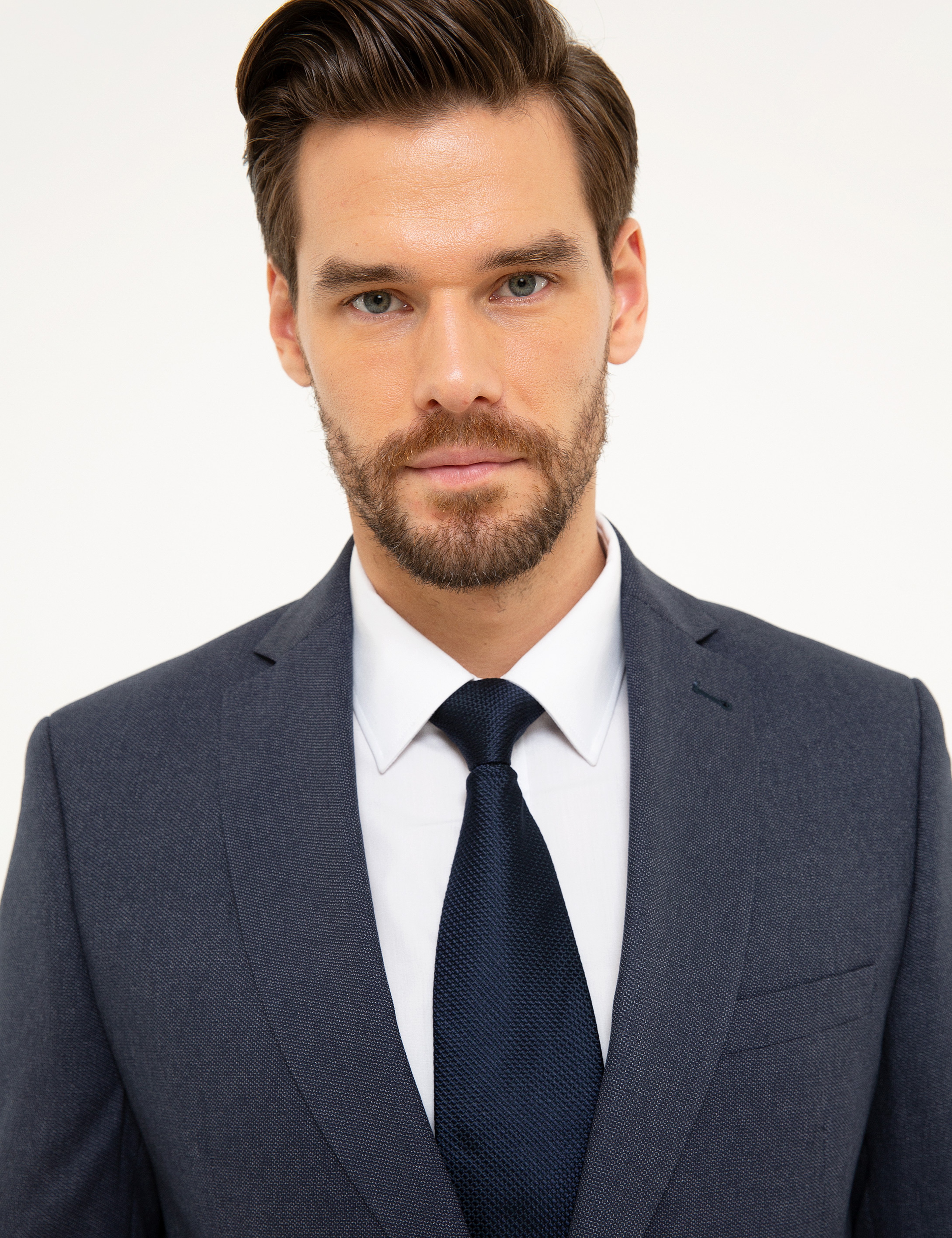 Lacivert Slim Fit Takım Elbise - Image 2