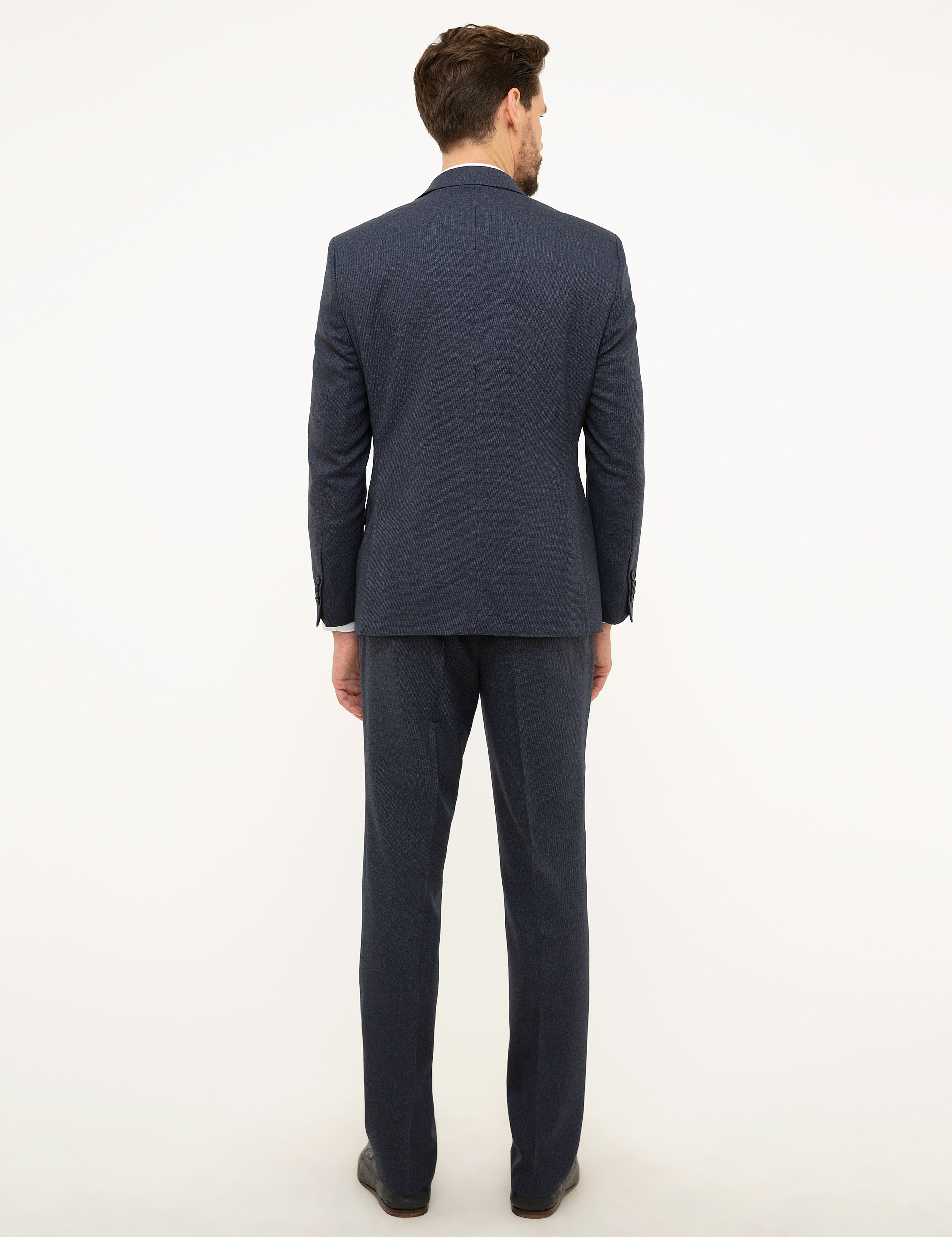 Lacivert Slim Fit Takım Elbise - Image 4