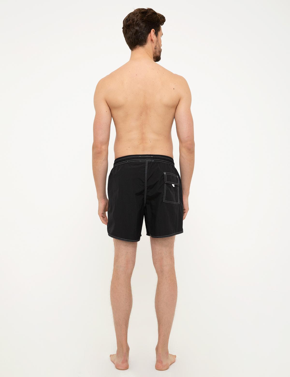 Siyah Deniz Şortu - 50214176016