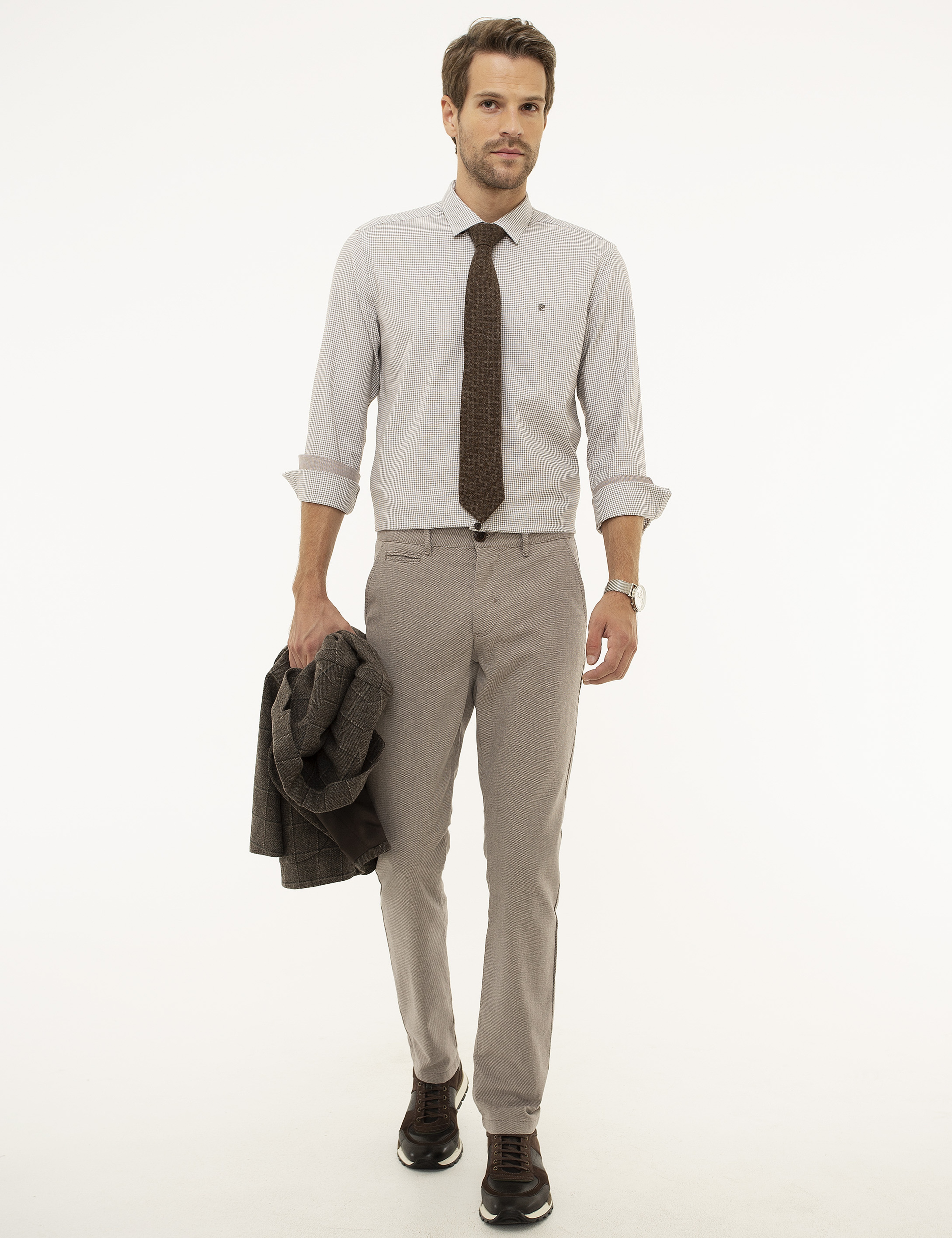 Taş Slim Fit Chino Pantolon - Image 1