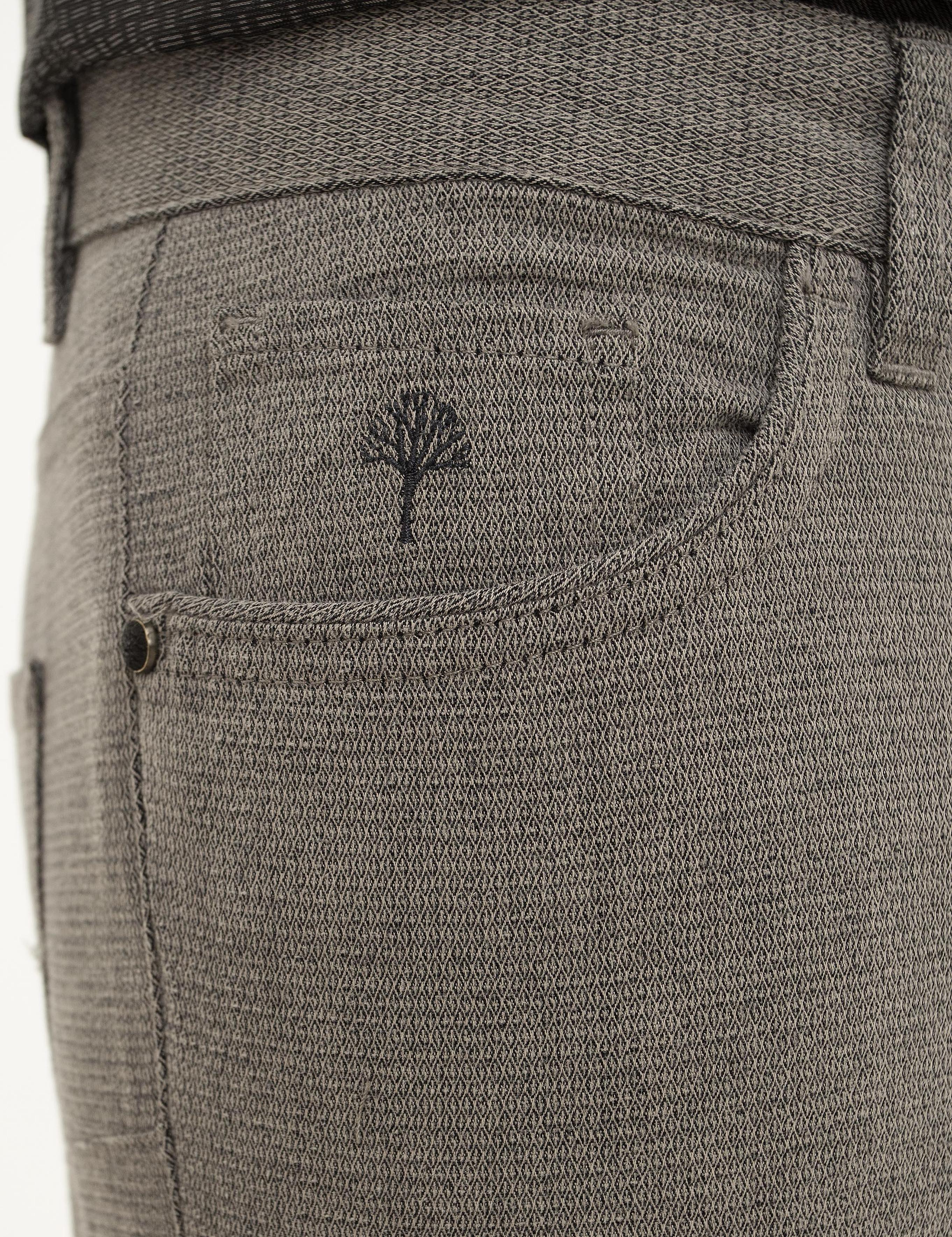 Gri Slim Fit Chino Pantolon