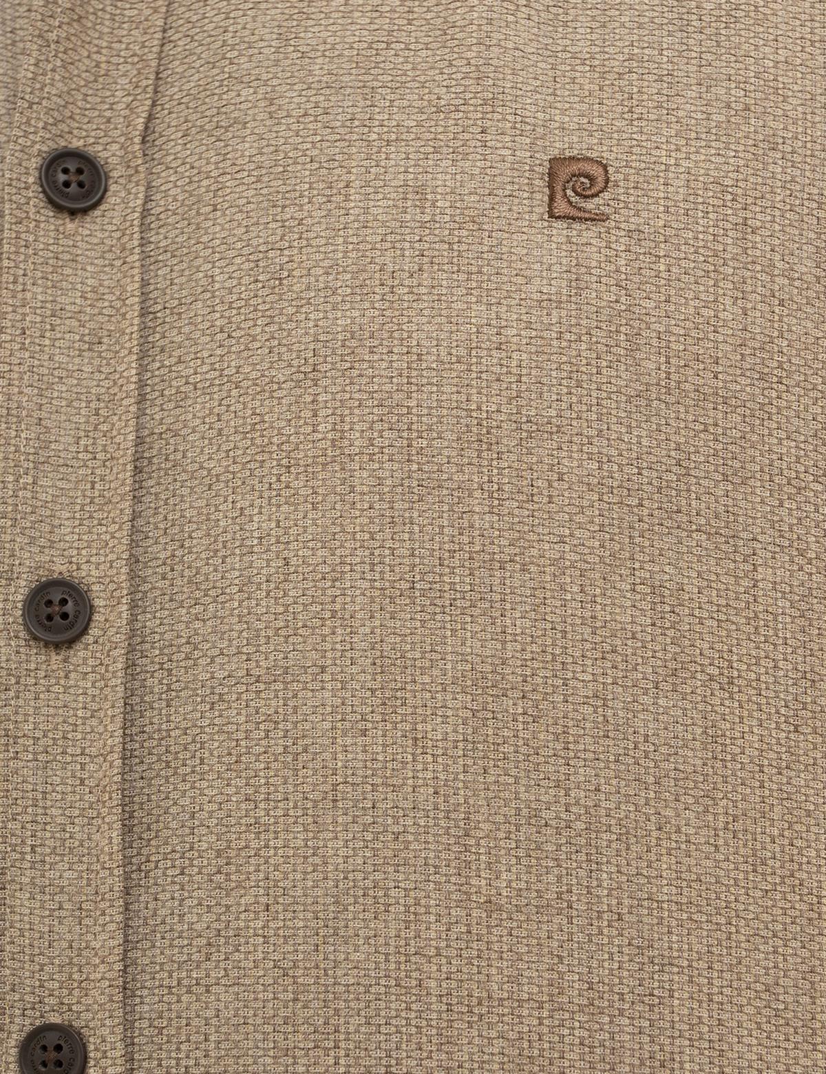 Bej Slim Fit Uzun Kollu Gömlek - 50209639026