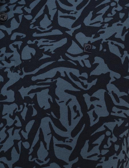 Lacivert Slim Fit Polo Yaka T-Shirt - 50210291018