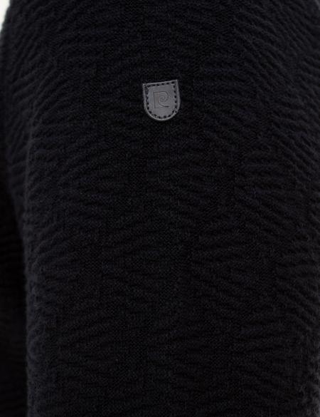 Koyu Lacivert Slim Fit Triko Kazak - 50213425045