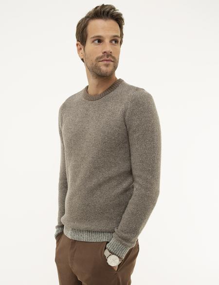 Açık Gri Slim Fit Kazak - 50208942008