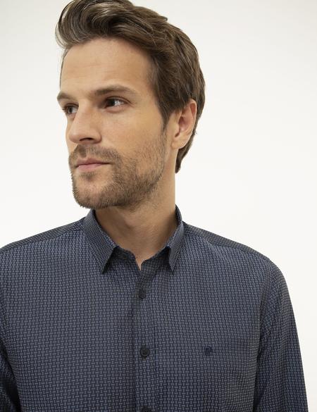 Lacivert Slim Fit Gömlek - 50209618002